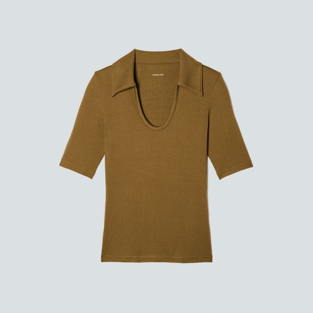 womens-super-soft-short-sleeve-polo-tapenade