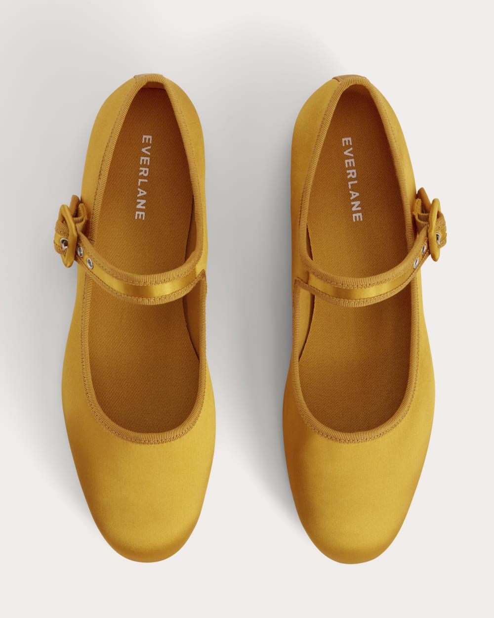 The Day Buckle Mary Jane | Golden Yellow Satin – Everlane