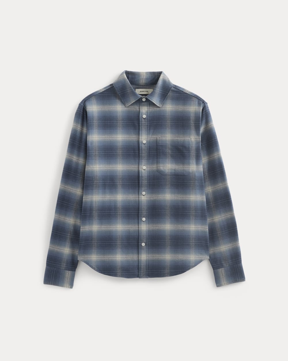 Brushed Flannel Shirt | Blue Ombre Plaid Everlane Brushed Flannel Shirt | Blue Ombre Plaid Everlane