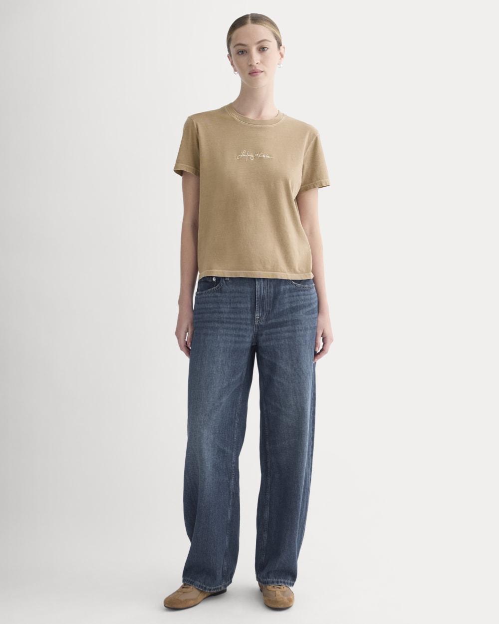 everlane-x-laufey-foundation-box-cut-tee-weathered-clay