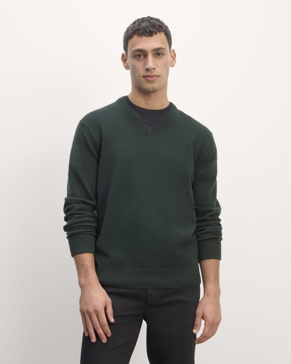 The Cashmere V-Neck Sweater