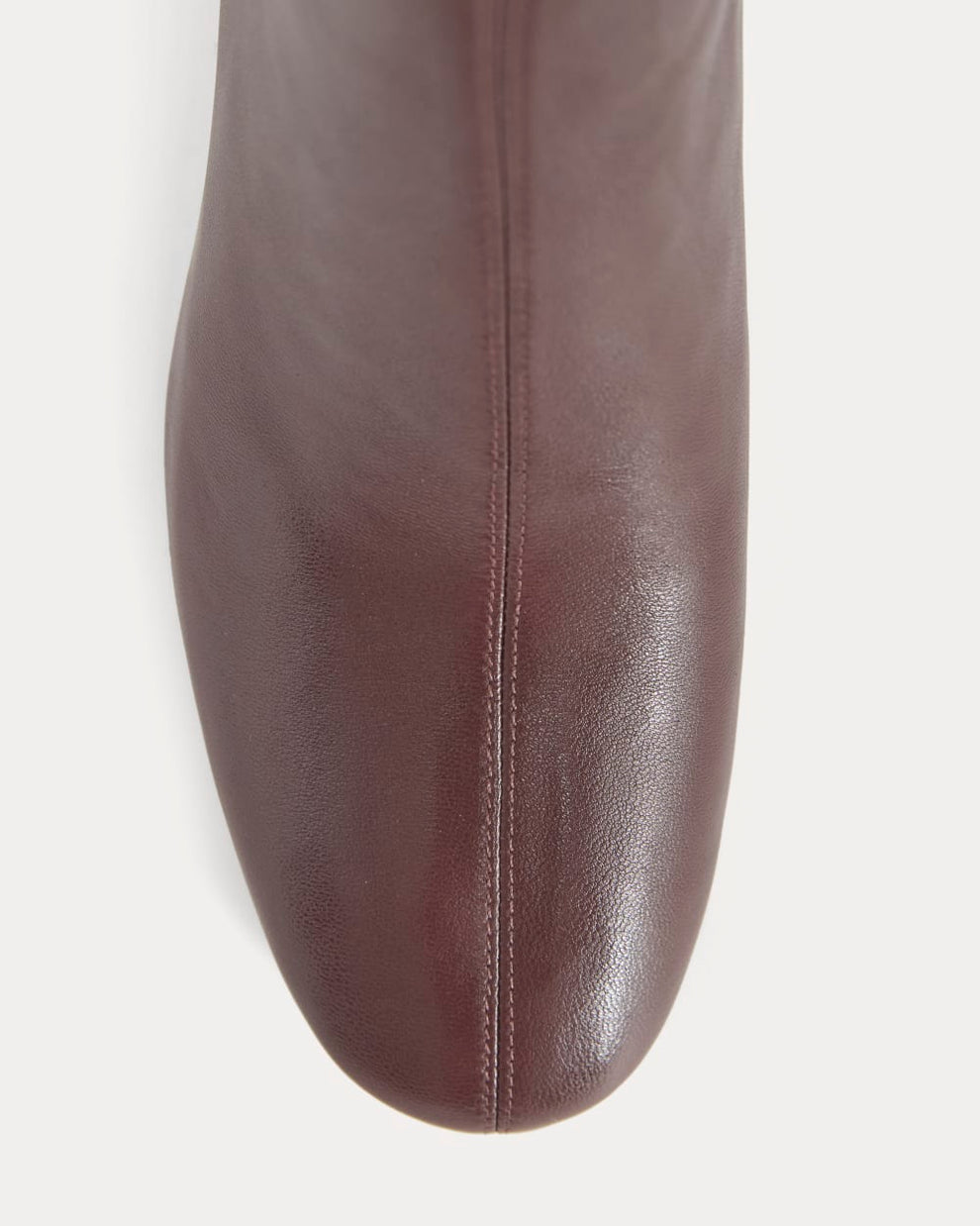 Leather Curved-Heel Boot | Burgundy – Everlane