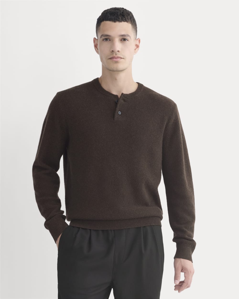 Henley in Wool Cashmere