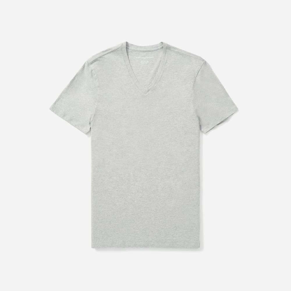 mens-organic-cotton-v-neck-tee-heather-grey | alt