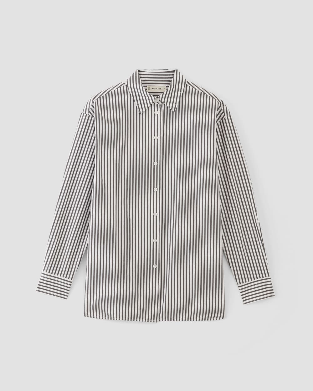【WHITE】Supima cotton stripe shirt【WOMEN】 Z Supply Seaport Striped Shirt in White - All Tops | Red Dress