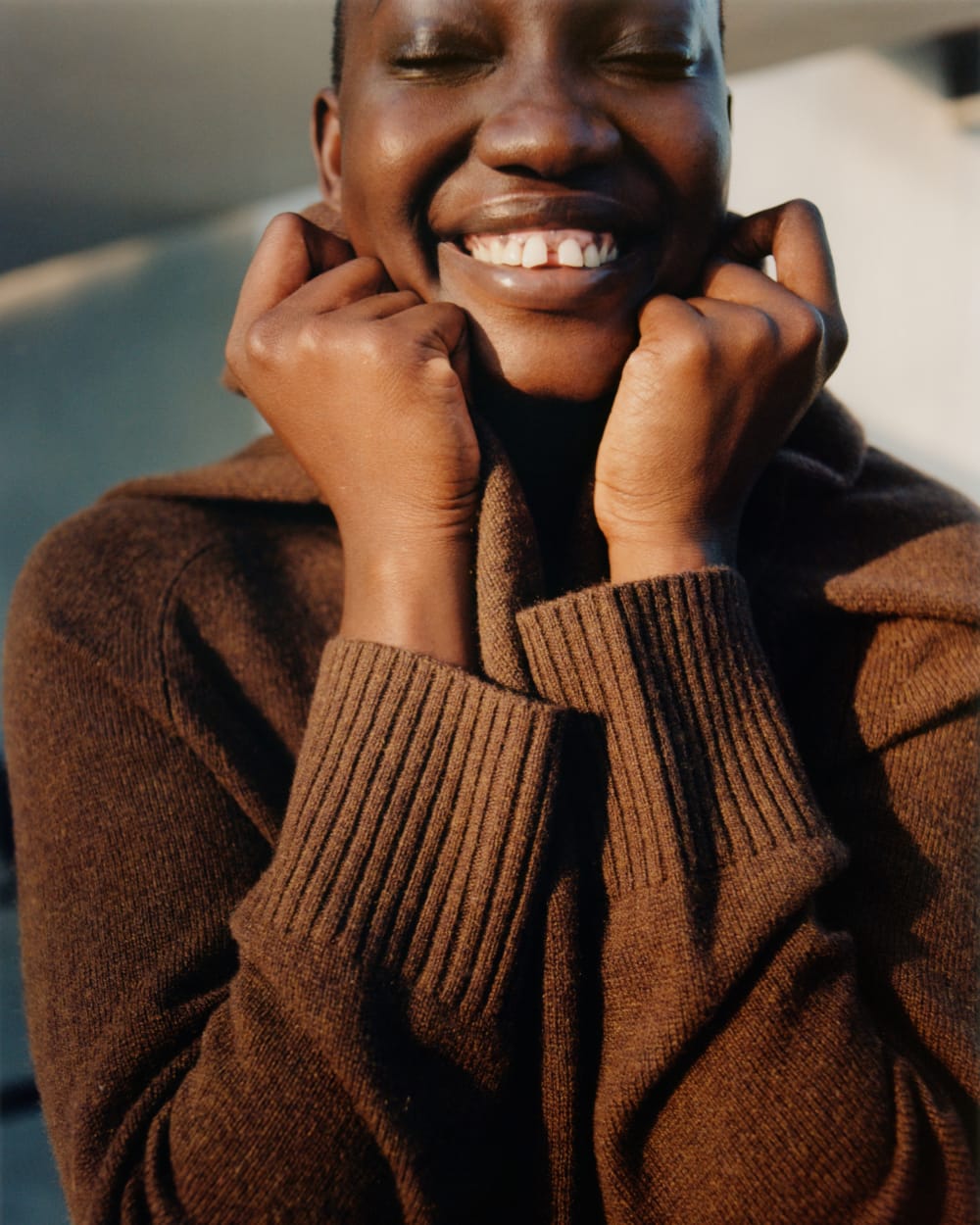 The Boxy Crew in Cashmere | Heather Cocoa – Everlane