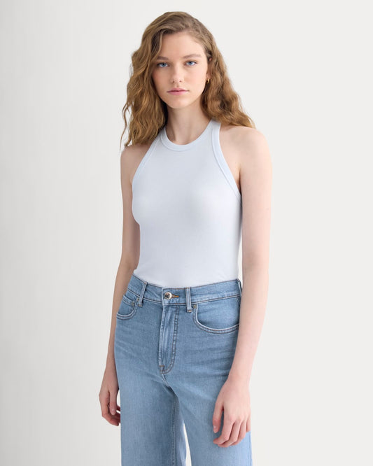 womens-luxe-rib-racerback-tank-skywriting | primary