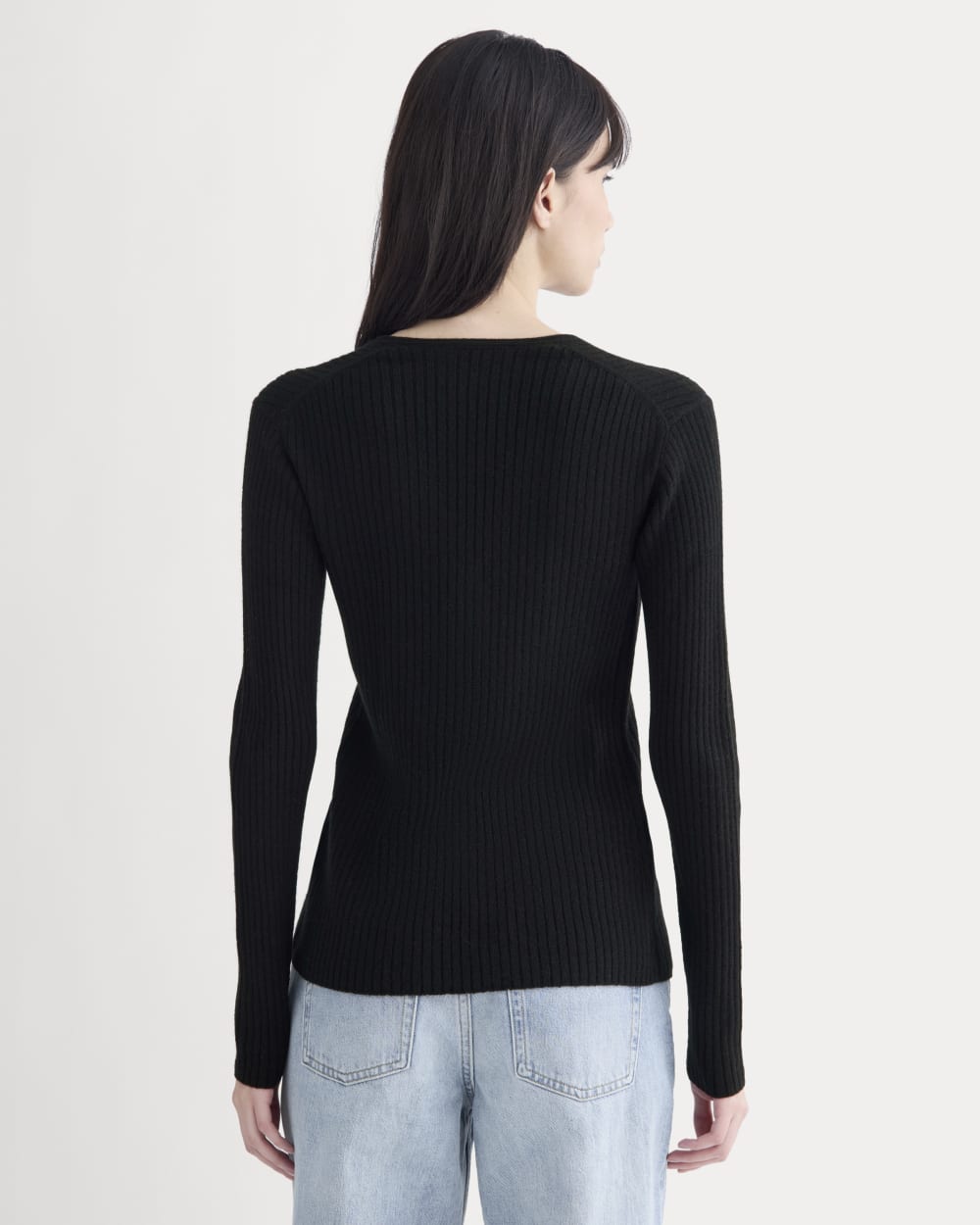 womens-cashmere-ribbed-v-neck-cardigan-black