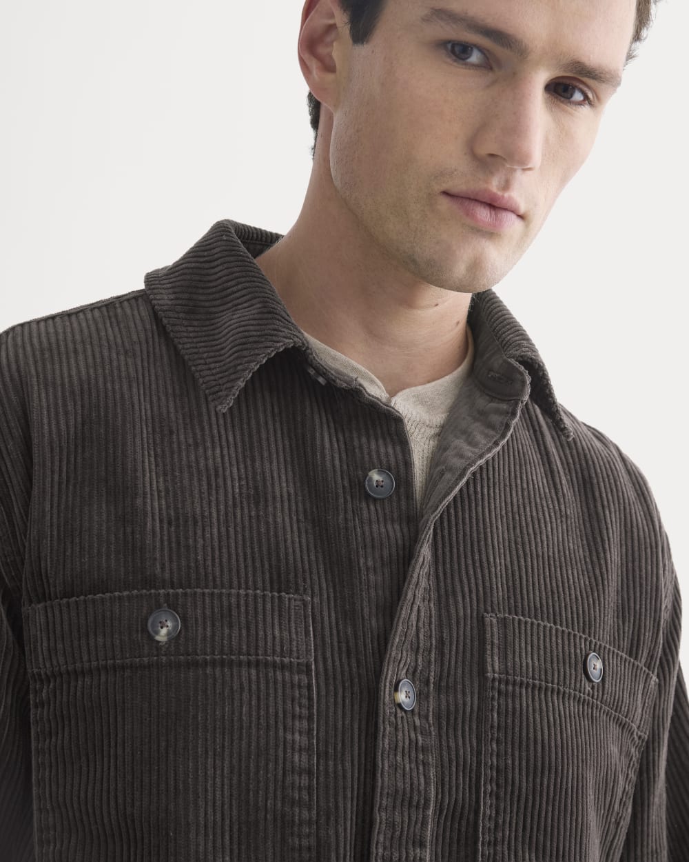 Wide Wale Corduroy Shirt | Dark Chocolate – Everlane