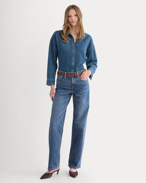 The Column Jean | Ocean | 33" Inseam
