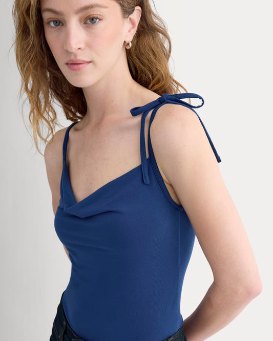womens-tie-shoulder-tank-estate-blue | primary