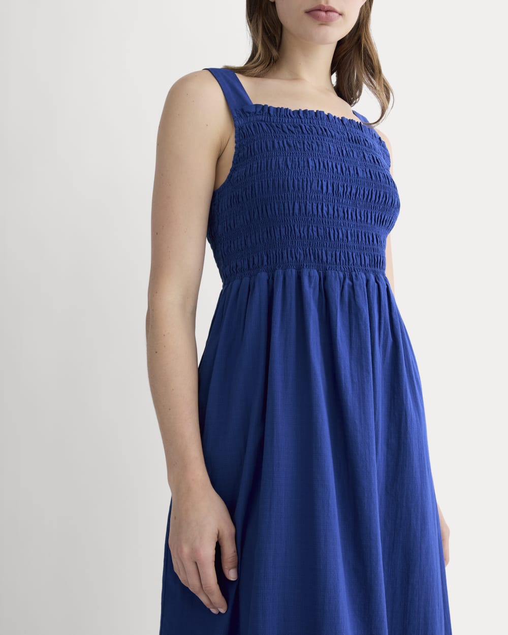 blue dress for baby girl The Gauze Smock Dress main image 1