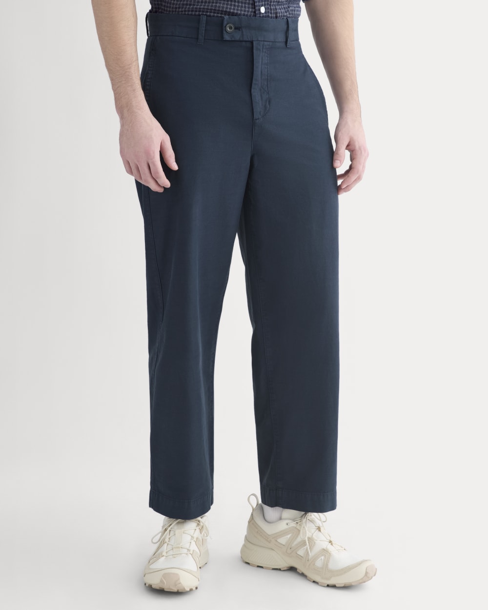 Cropped Slub Trouser | Deep Navy – Everlane
