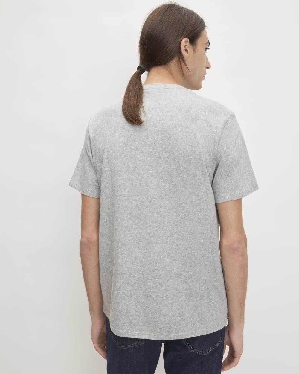 The Organic Cotton V-Neck Tee | Heathered Grey – Everlane