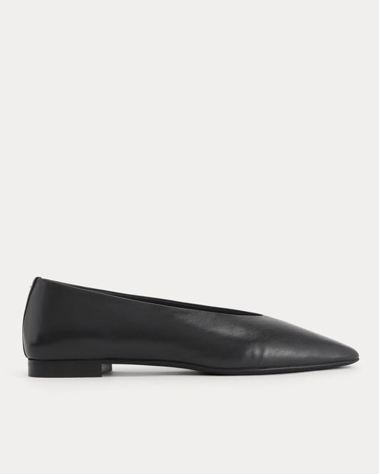 womens-italian-leather-almond-toe-flat-black-leather | primary