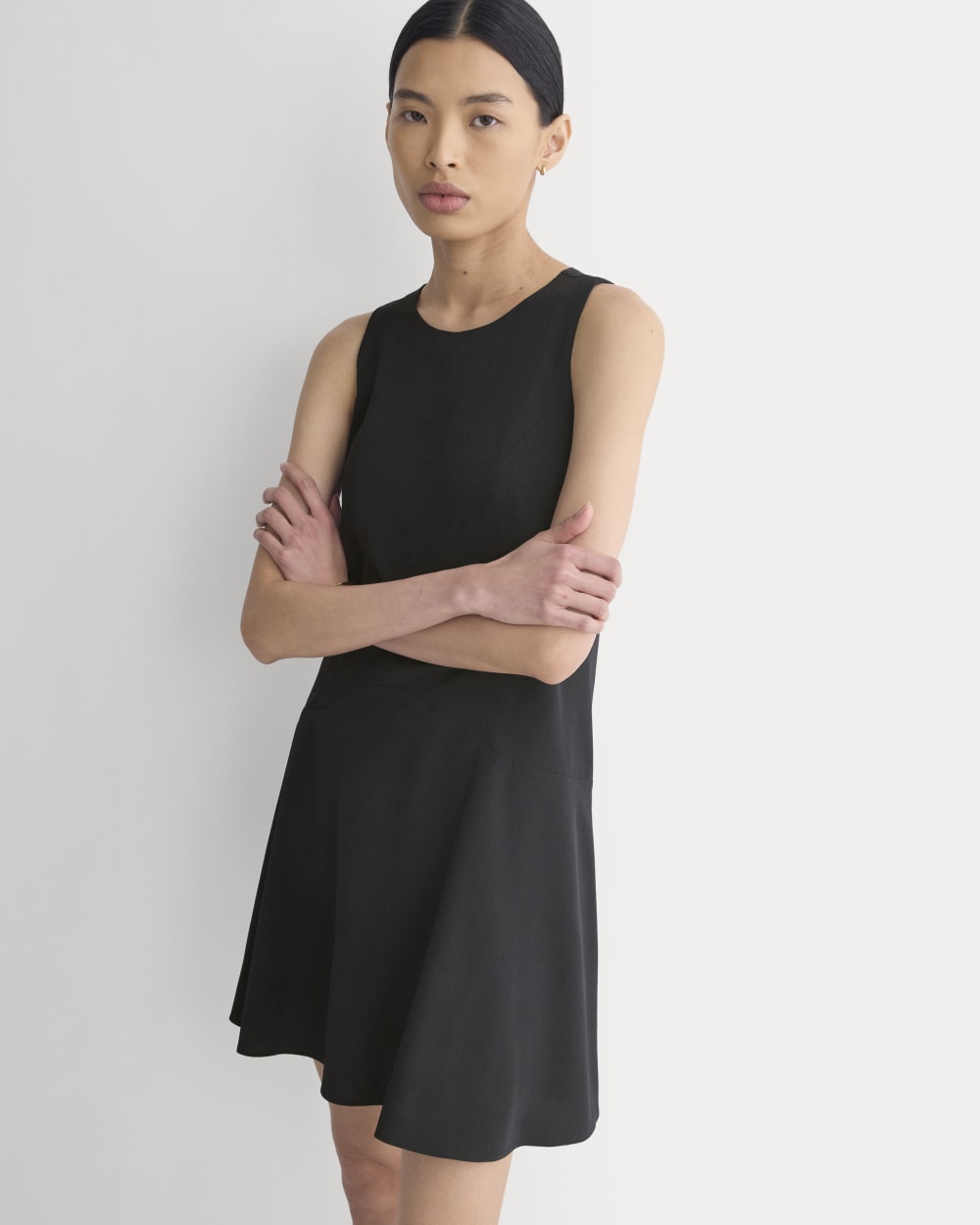 womens-drop-waist-mini-dress-black