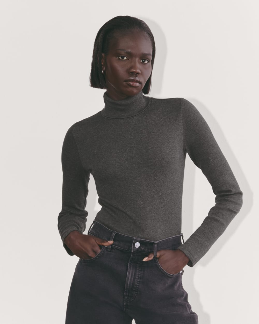 womens-supima-rib-turtleneck-heathered-soot | primary
