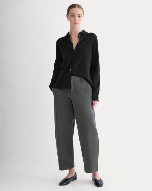 womens-cotton-twill-chino-slate-green | primary