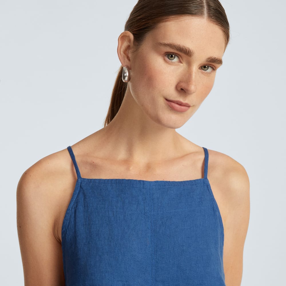 womens-linen-apron-dress-deep-blue