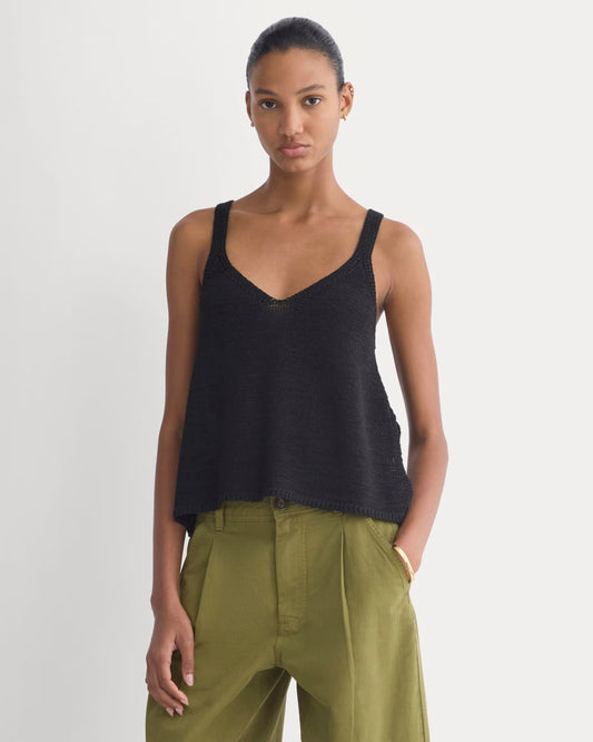 womens-racerback-v-neck-sweater-black | primary