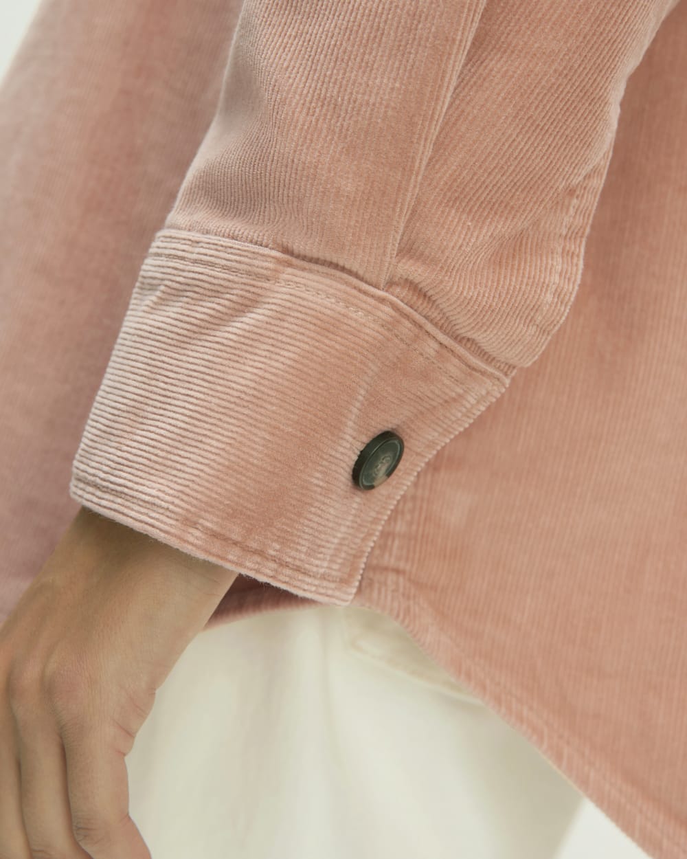The Corduroy Oversized Shirt Jacket | Blush Pink – Everlane
