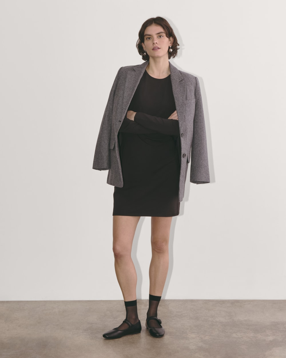 The Form Mini Dress | Black Everlane The Form Mini Dress | Black Everlane