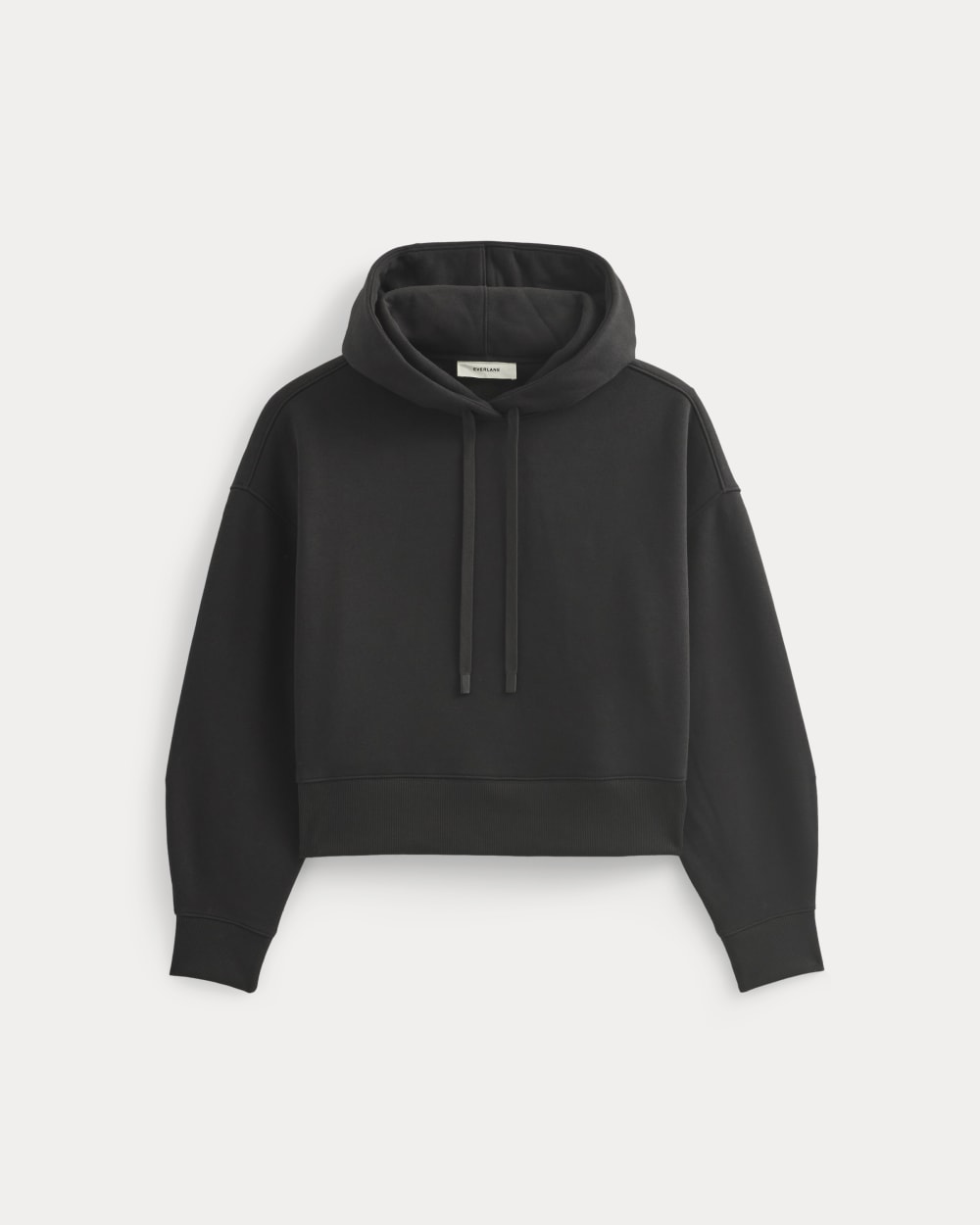 womens-cropped-luxe-fleece-hoodie-black | alt