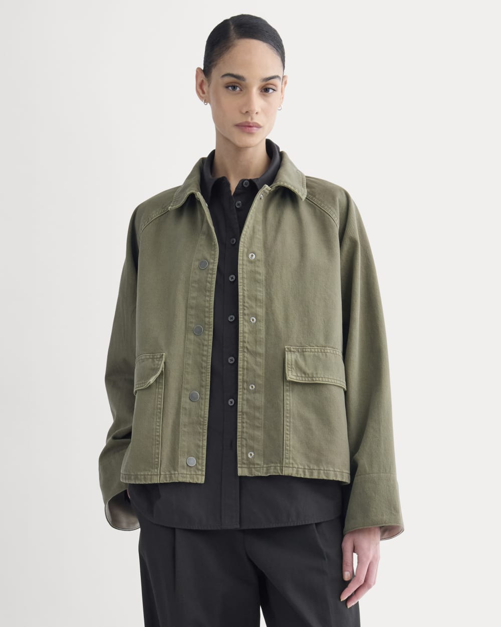 Cropped Denim Jacket