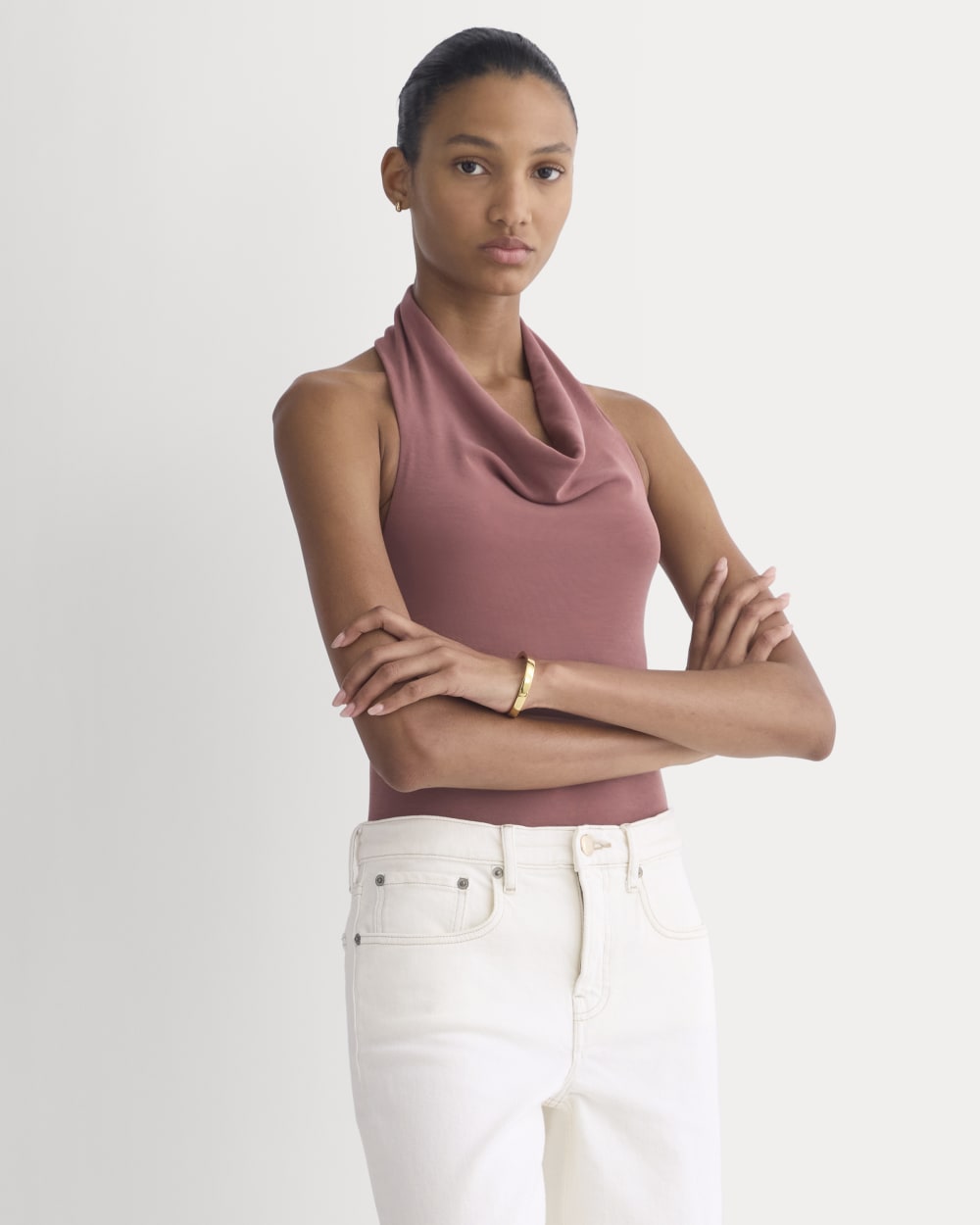 womens-halter-cowlneck-top-in-butterknit-washed-henna | primary