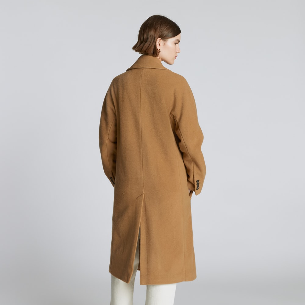 The Italian ReWool® Long Peacoat | Camel – Everlane