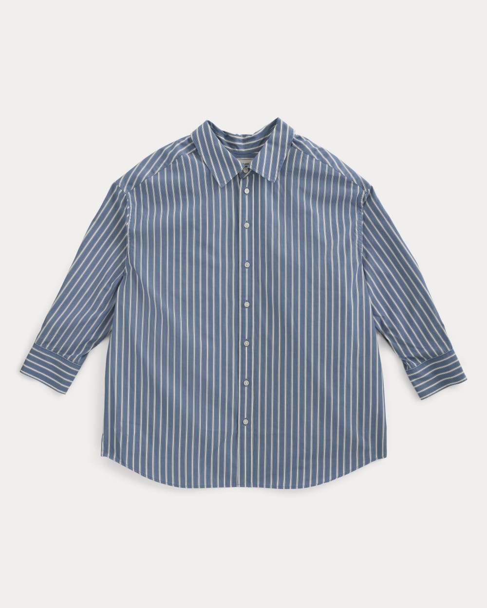 womens-back-tie-oversized-cinched-shirt-dutch-blue-bone | alt