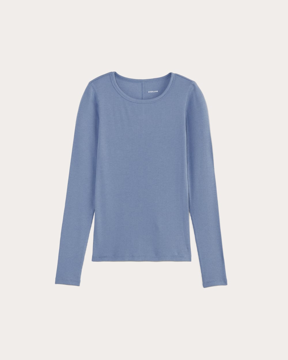 The Luxe Rib Long-Sleeve Crew | Bluebell – Everlane