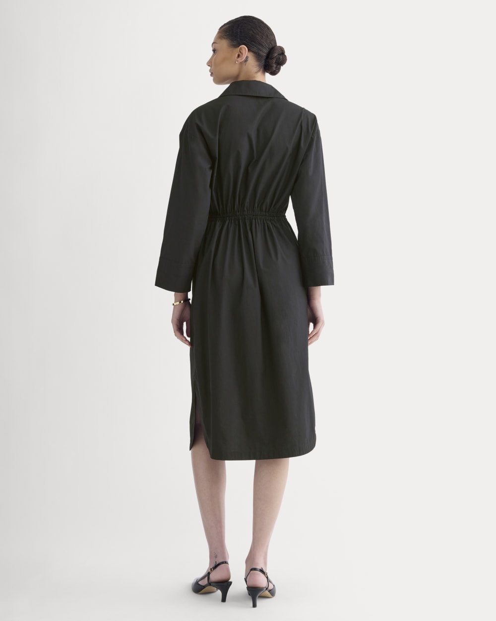 everlane cotton dress The Midi Cotton Shirt Dress