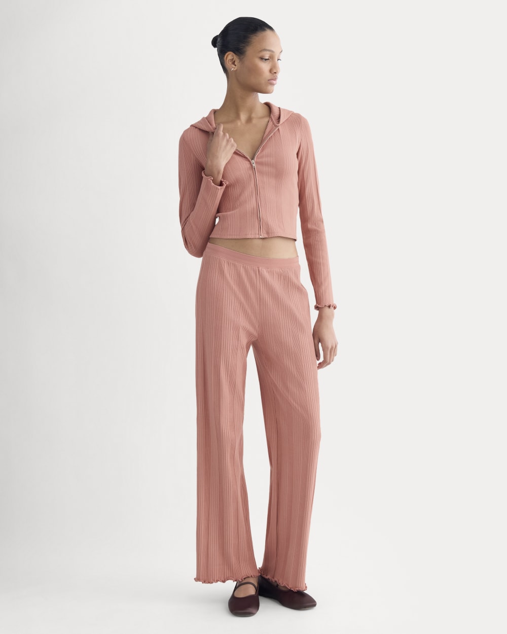 Lounge Rib Hoodie | Ash Rose – Everlane