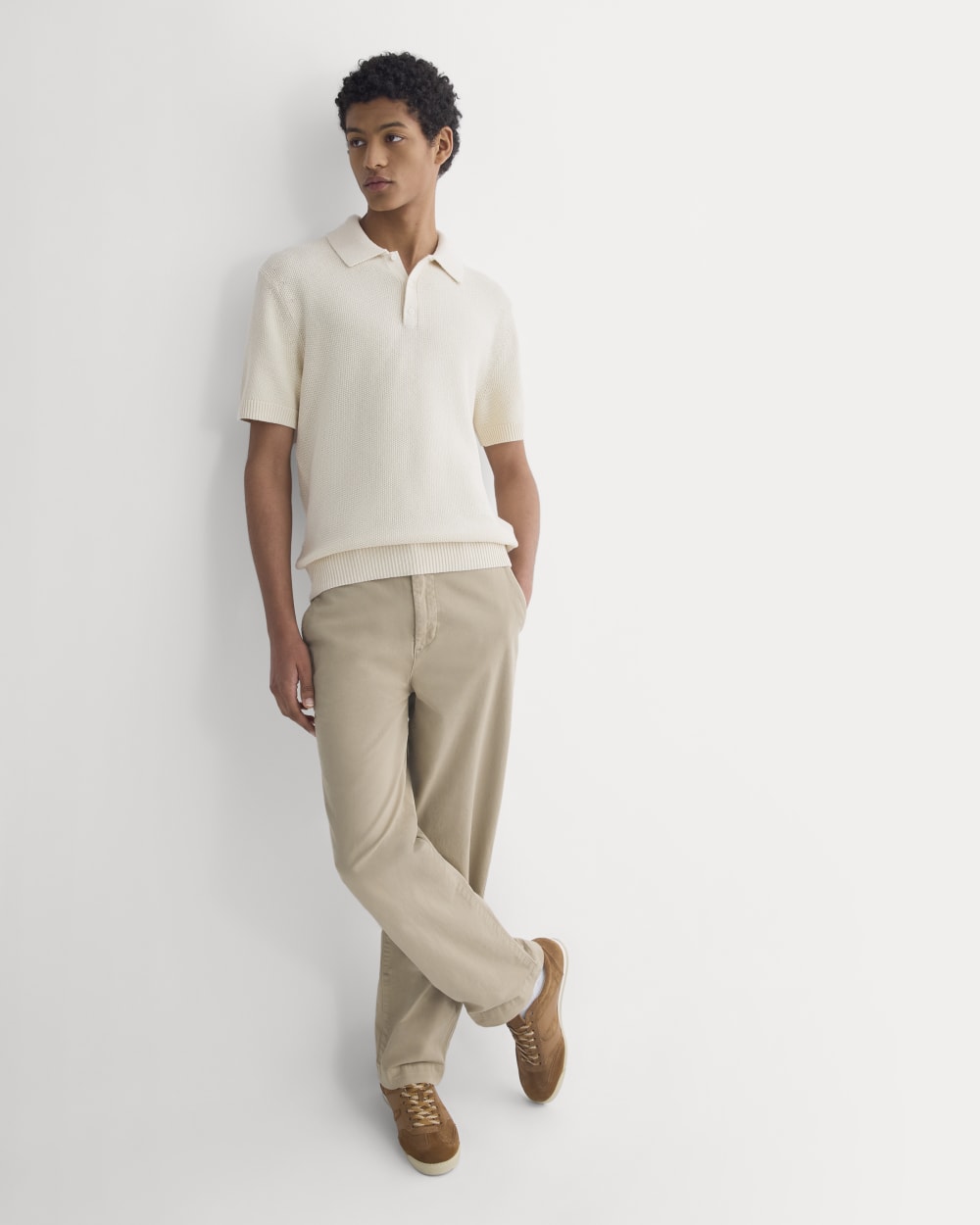 Seed Stitch Polo | Birch – Everlane