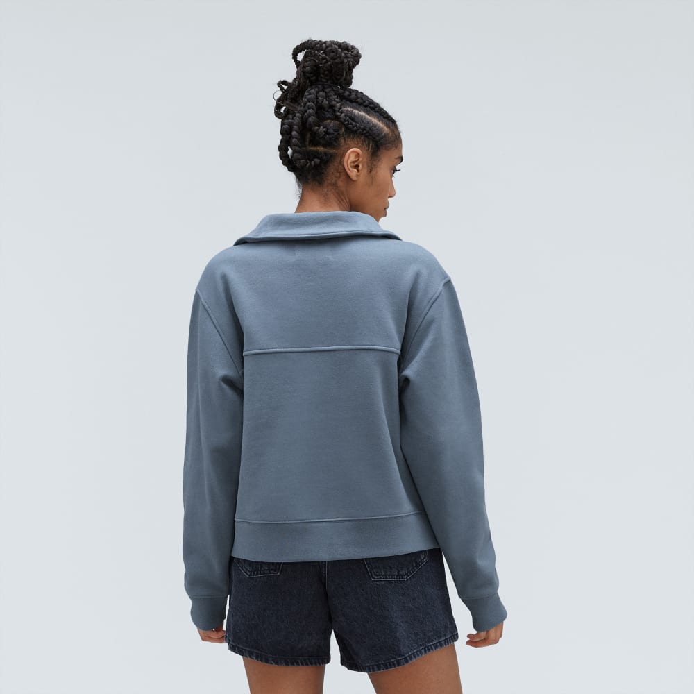 The Track Half-Zip | Faded Blue – Everlane