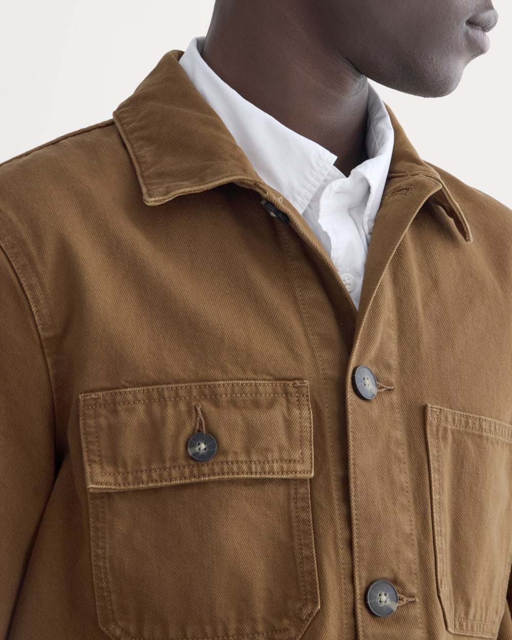 The Denim Utility Jacket | Neutral Toffee – Everlane