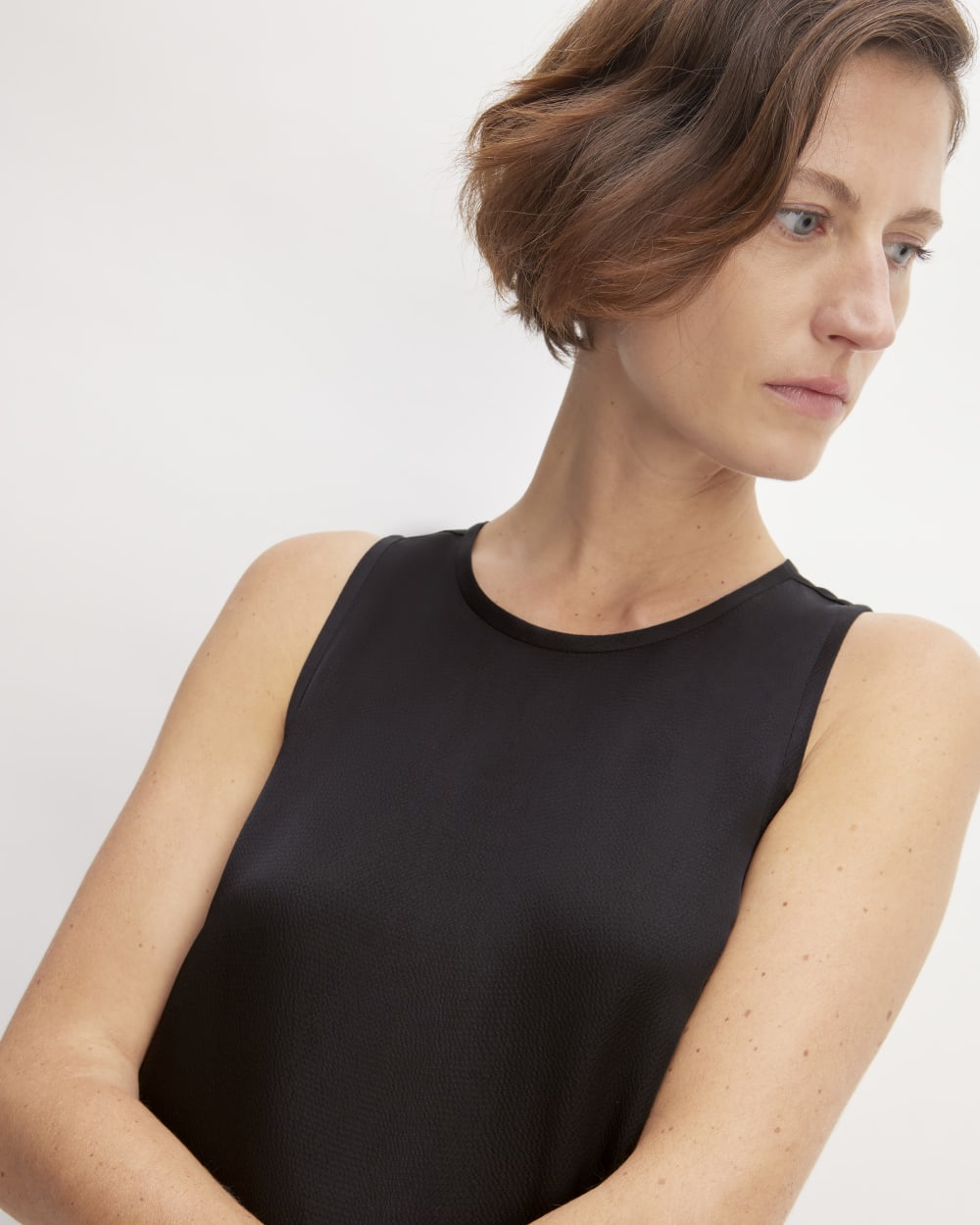 The Satin Racerback Slip Dress | Black Everlane The Satin Racerback Slip Dress | Black Everlane