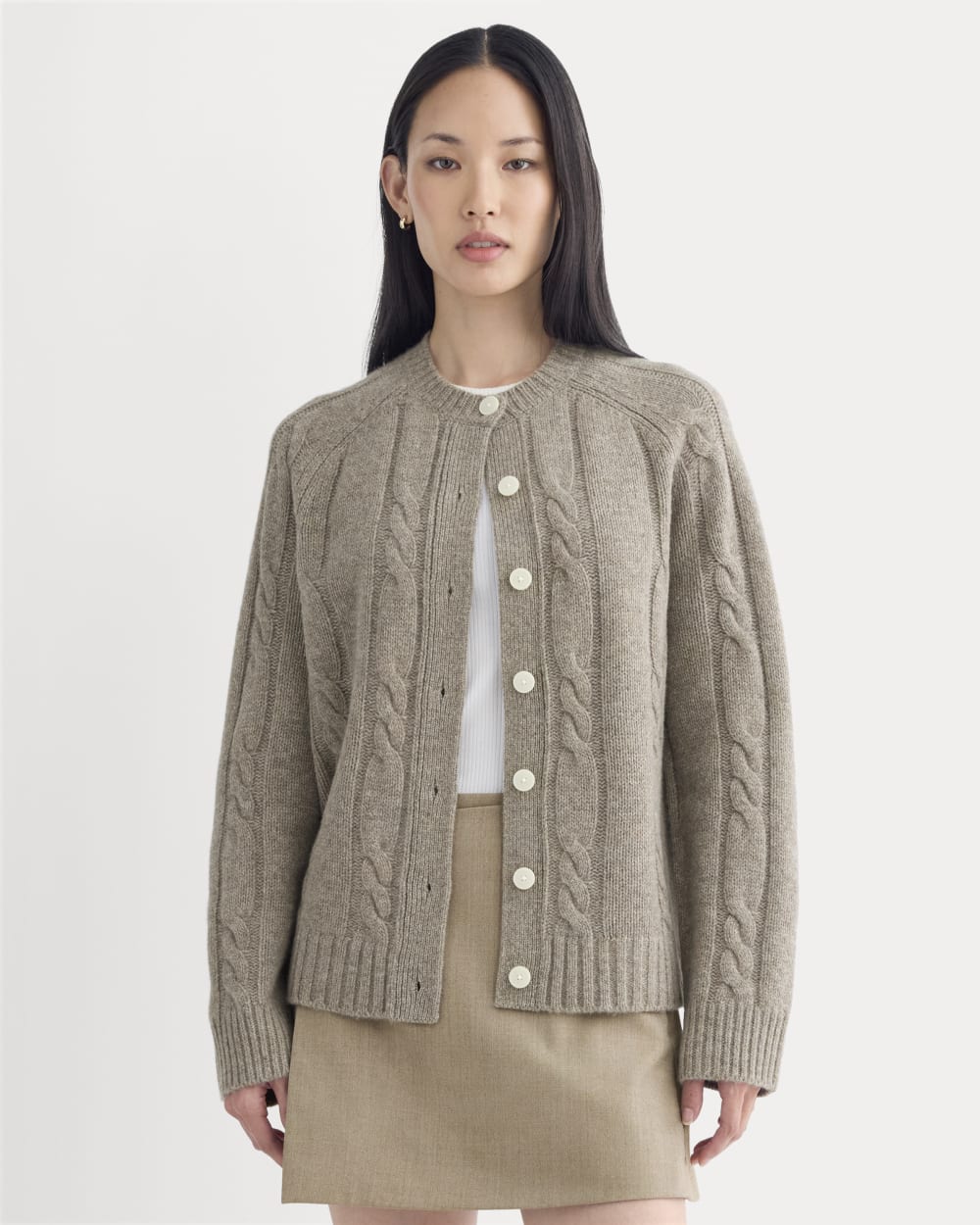 womens-cable-cardigan-extrafine-merino-heather-soft-taupe | primary
