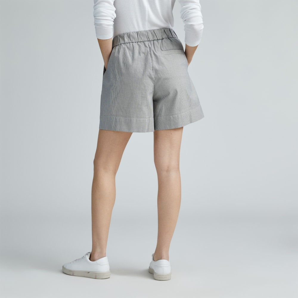 The Easy Short | Canvas Tan / Navy – Everlane