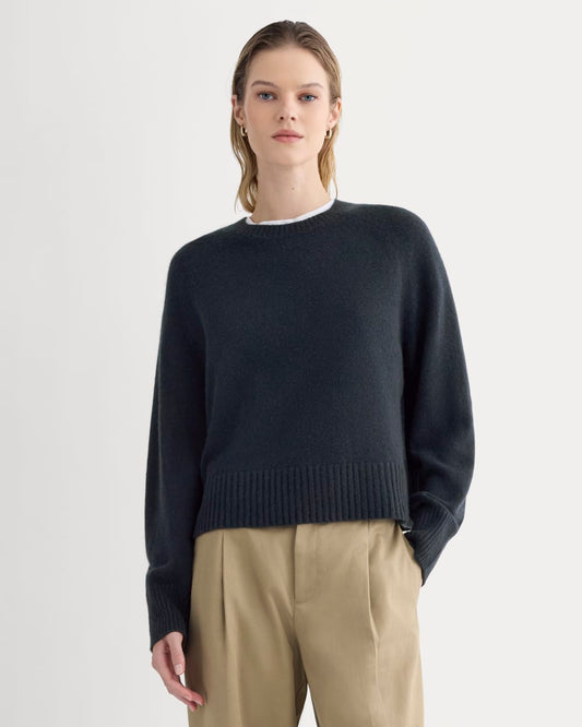 womens-cashmere-boxy-crew-sweater-navy | primary