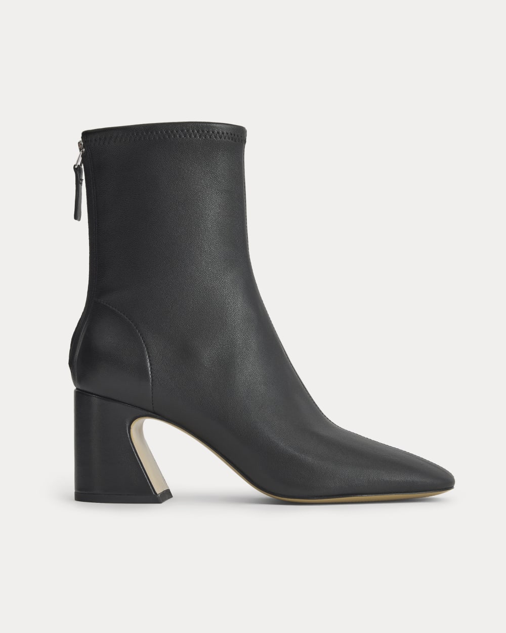 Leather Curved-Heel Boot | Black – Everlane