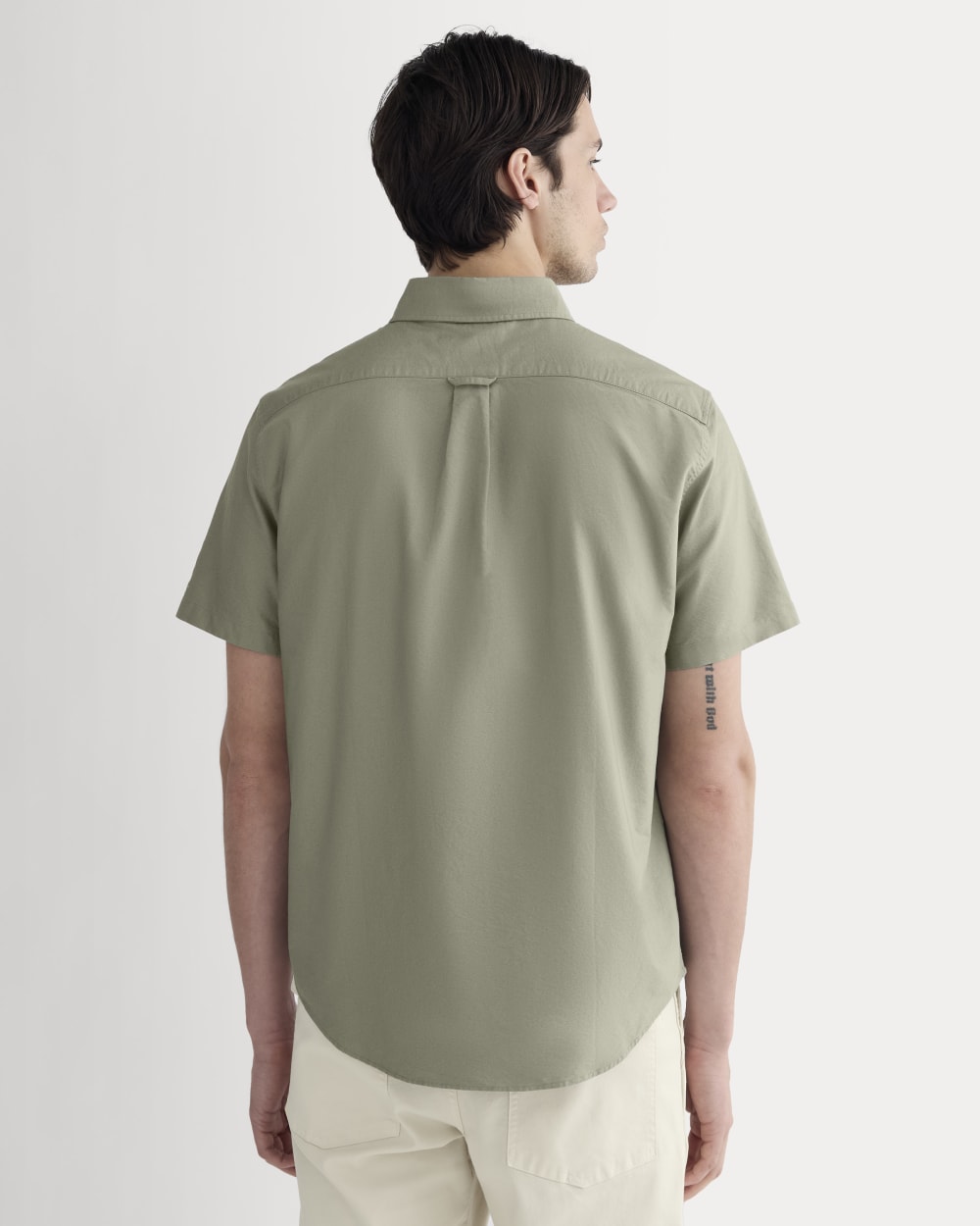 The Organic Short Sleeve Oxford Shirt | Sage Green – Everlane