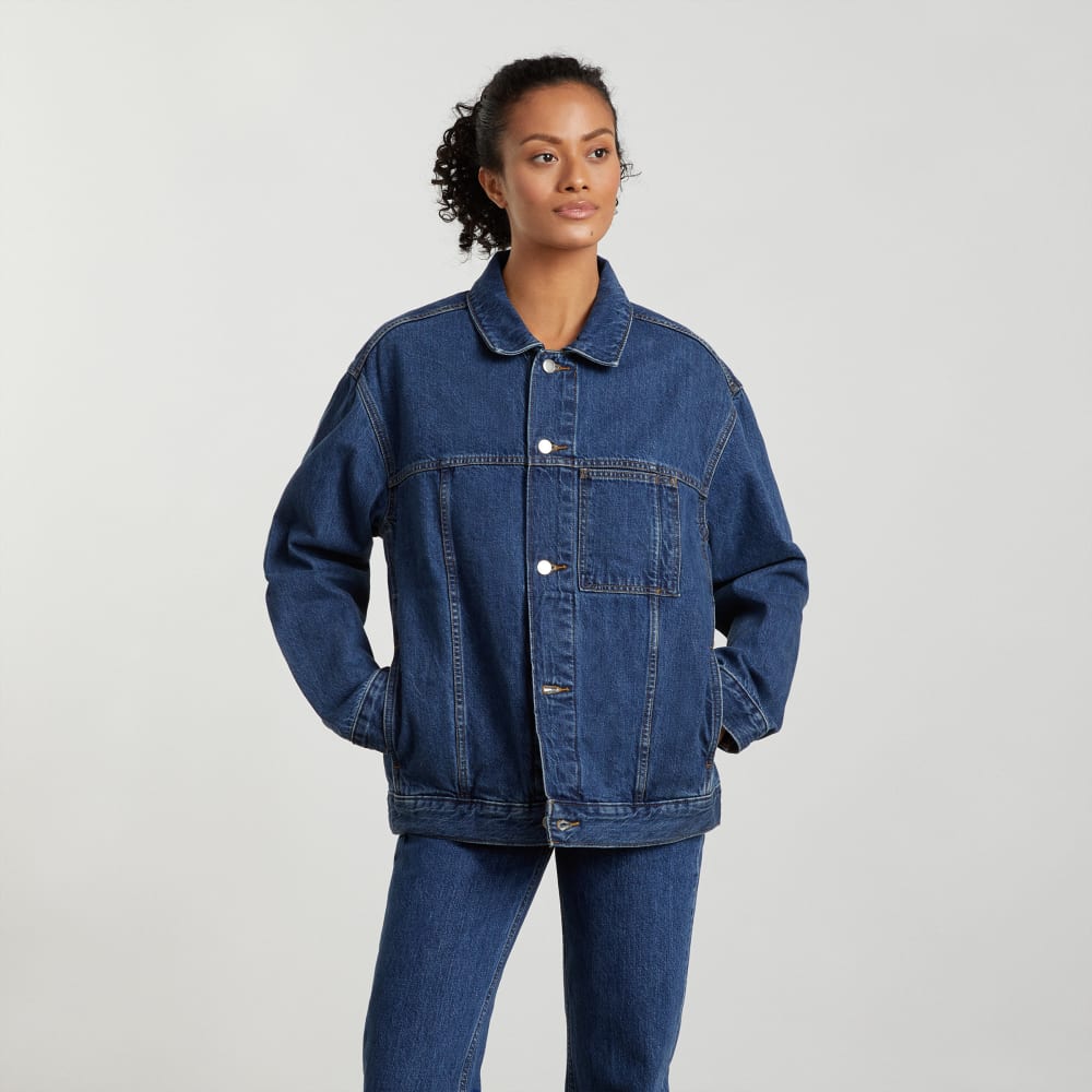unisex-everyone-denim-jacket-azure | primary