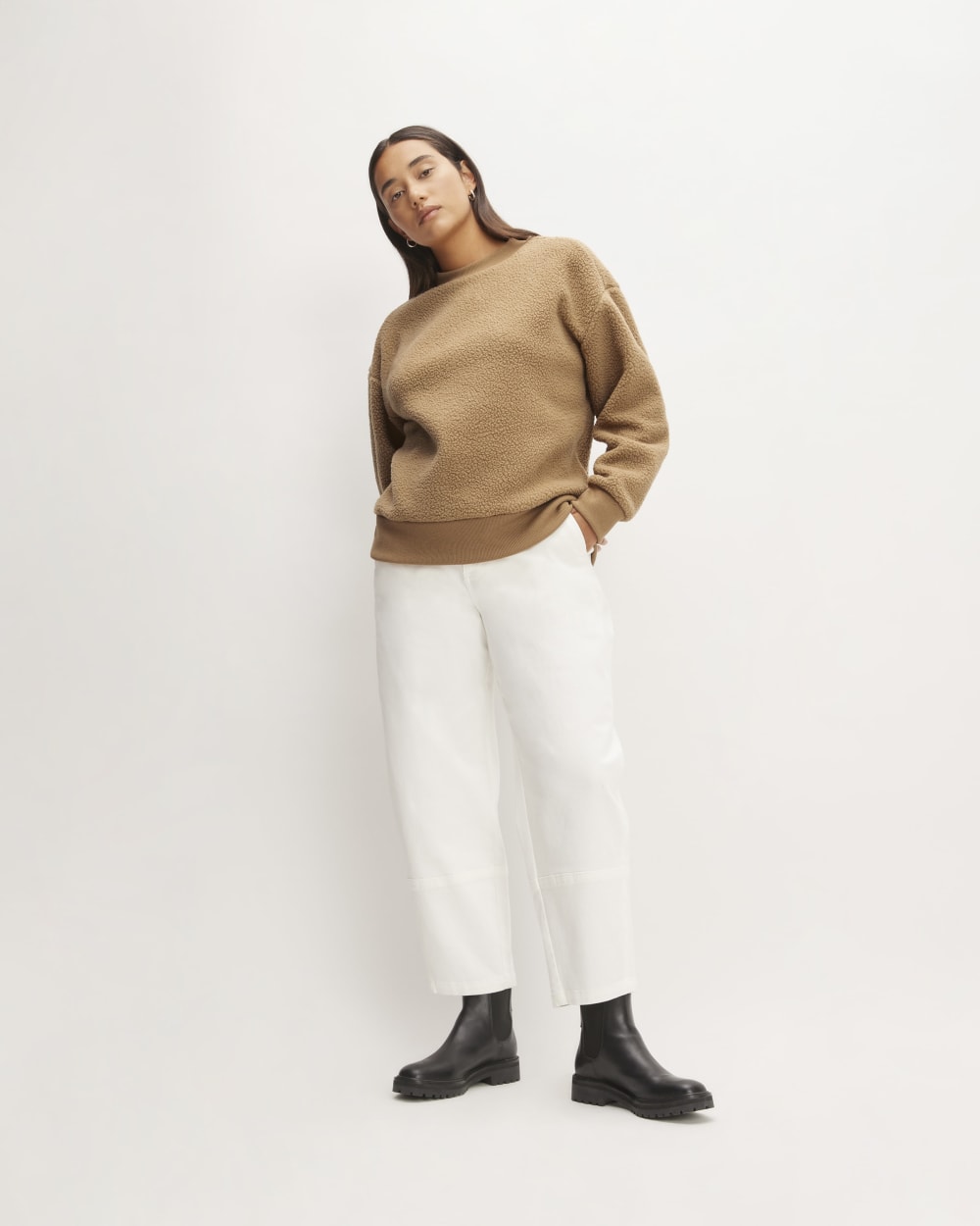 womens-renew-fleece-oversized-crew-tigers-eye-brown