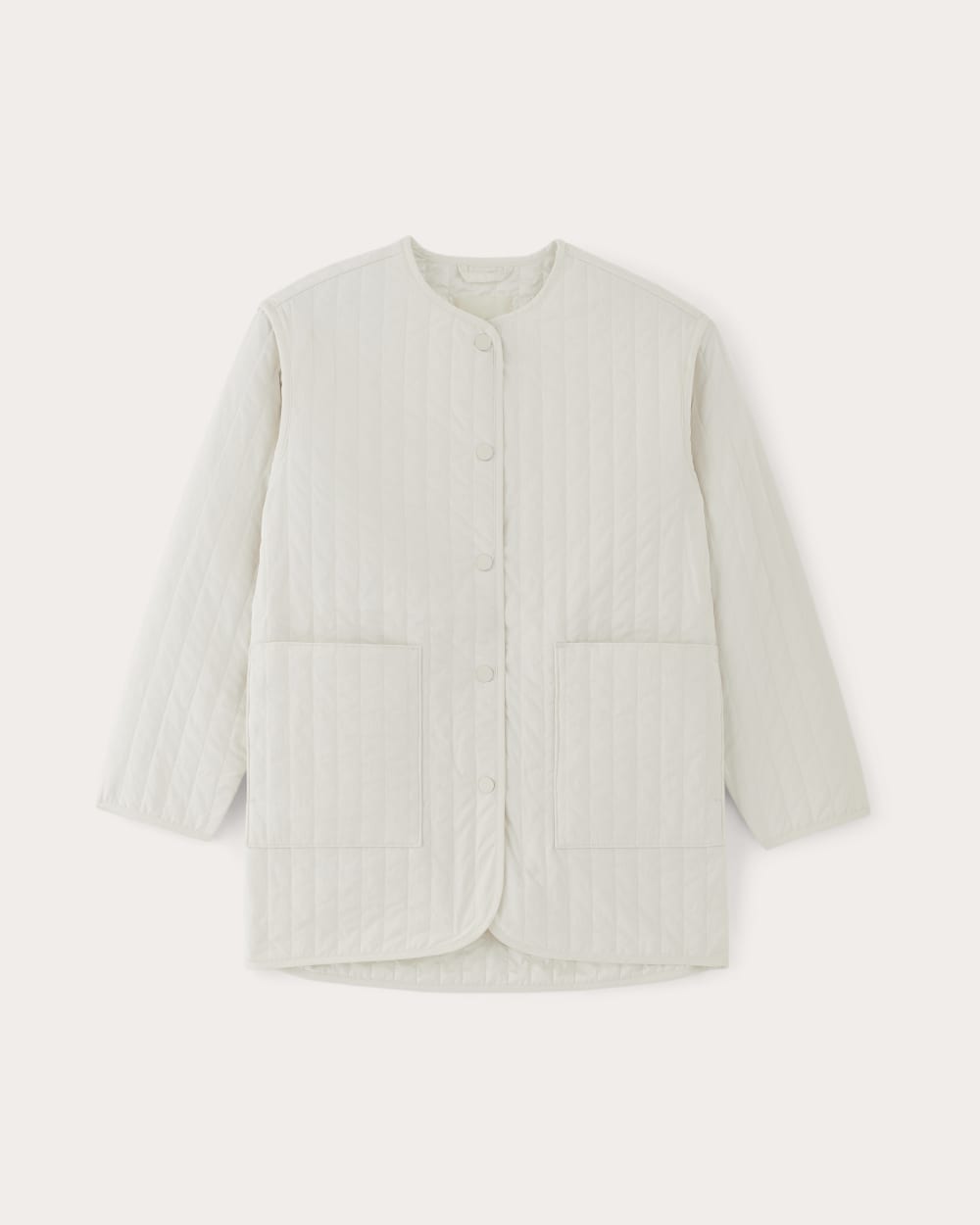 womens-renew-lightweght-midi-quilted-liner-bone | alt