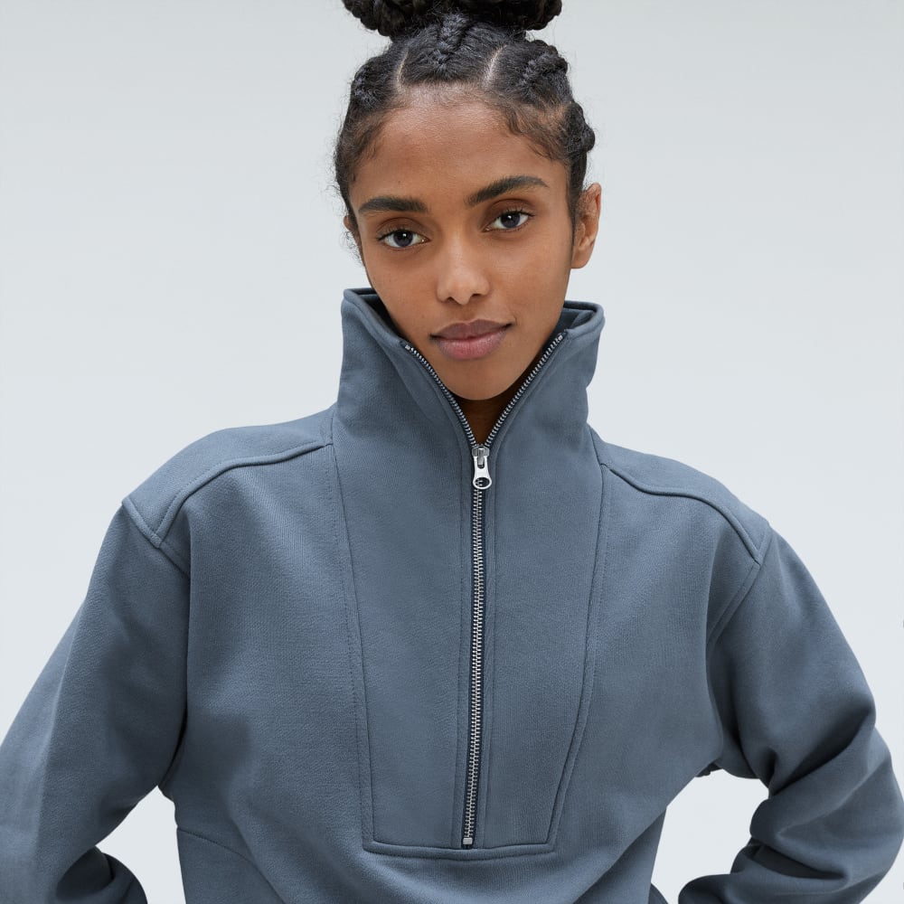 The Track Half-Zip | Faded Blue – Everlane
