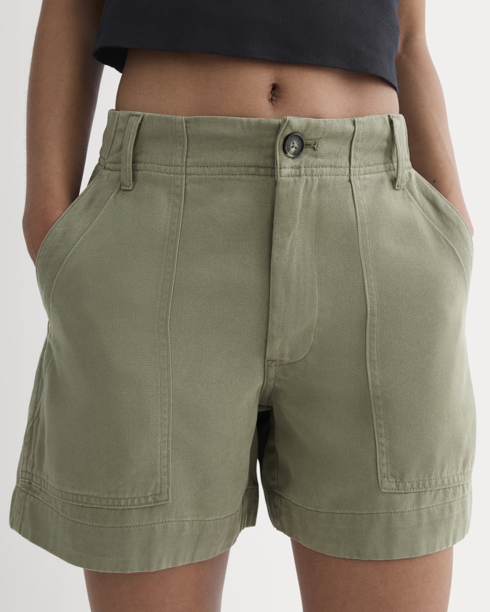 The Utility Short in Buttersoft | Lichen Green – Everlane