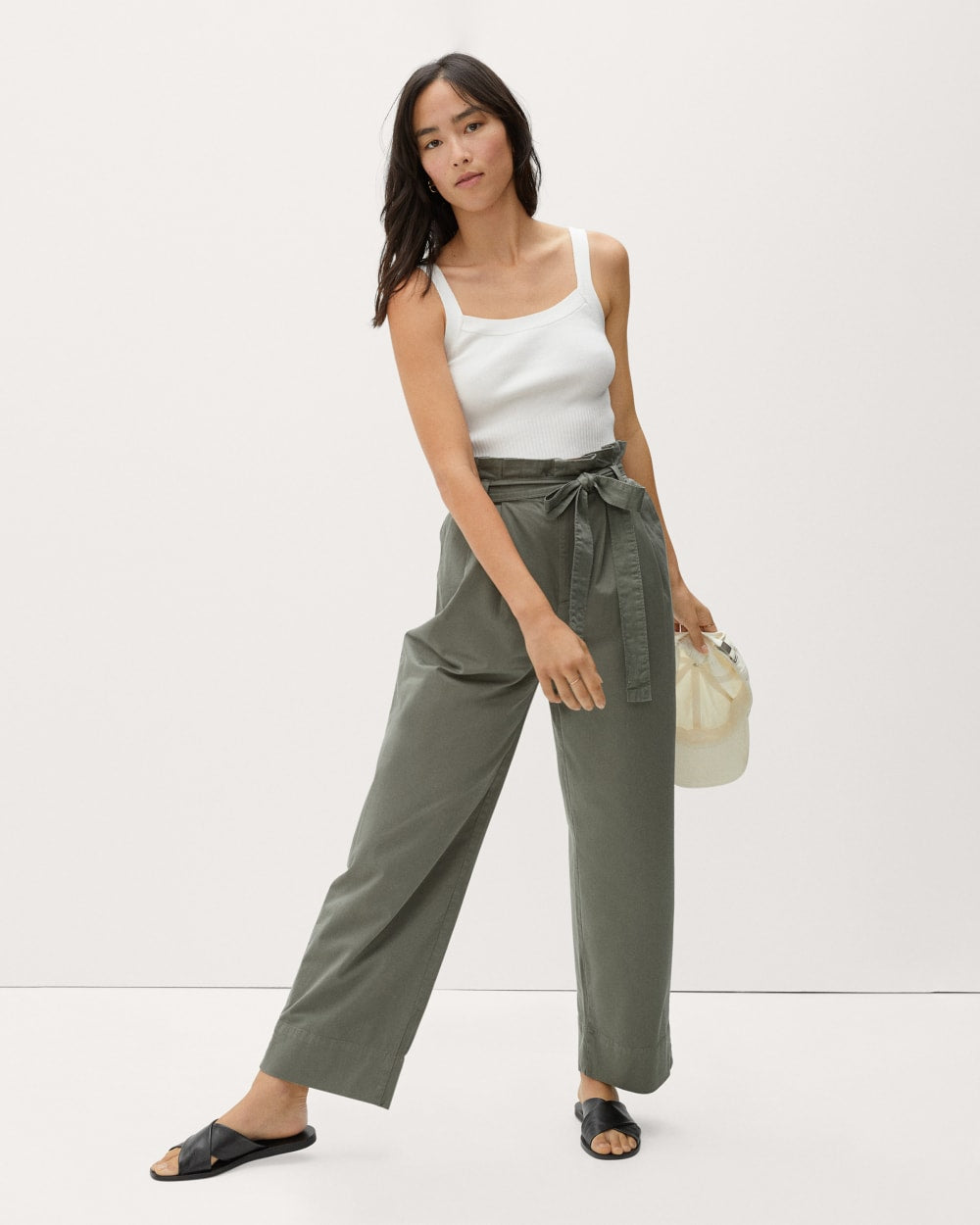 The Day Crossover Sandal | Black – Everlane