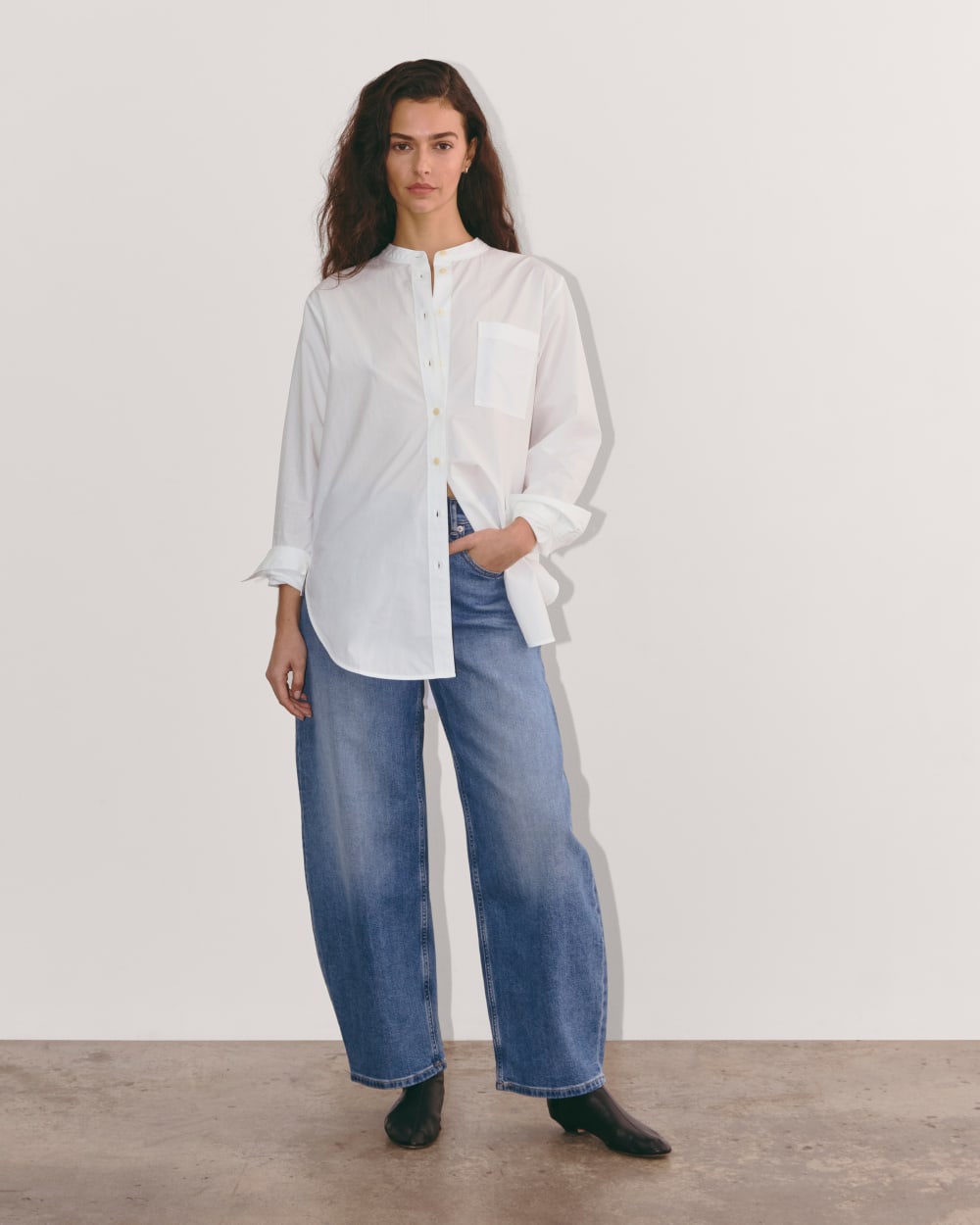 The Oversized Shirt in Ultrasoft Cotton | White Everlane The Oversized Shirt in Ultrasoft Cotton | White Everlane